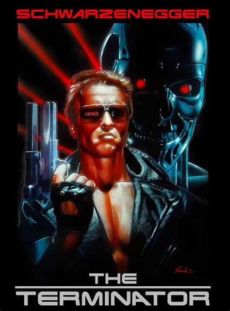 Terminator Poster Art Action Movie Poster Terminator Movies Terminator