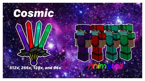 Cosmic An Animated Pvp Pack 512x 256x 128x And 64x Youtube