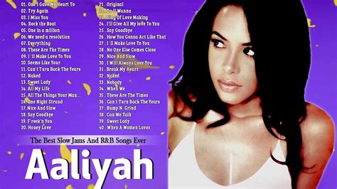 Aaliyah Greatest Hits Full Album 2021 The Best Of Aaliyah Youtube