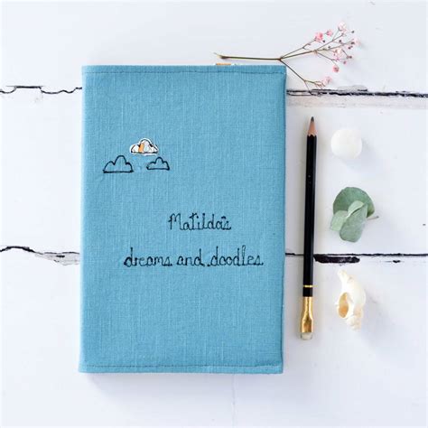 Personalised Dreams And Doodles Notebook By Handmade At Poshyarns