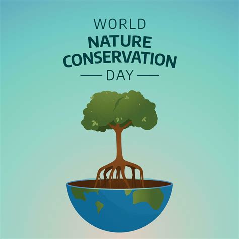 World Nature Conservation Day Design Template Good For Greeting