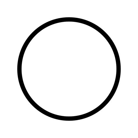Black And White Circle Png