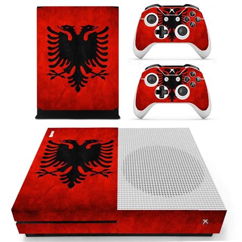 Homereally For Xbox One S Skin Albania National Flag Stickers Cover For