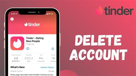 How To Delete Tinder Account L Close Tinder Dating Profile Youtube