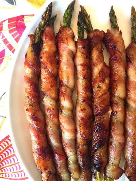 Bacon Wrapped Asparagus Appetizer Recipe Melanie Cooks
