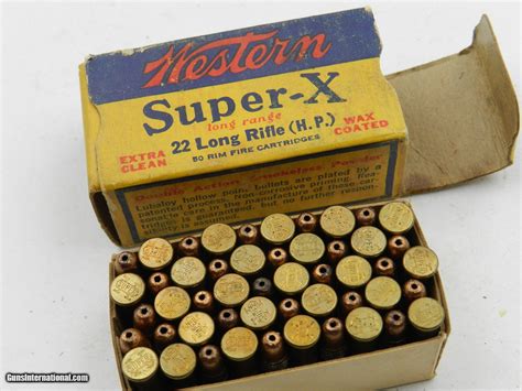 Collectible Ammo Western Super X And Winchester Super Speed Leader 22 Shot Long Lr Wrf