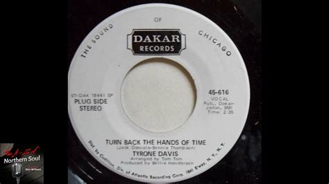 Tyrone Davis Turn Back The Hands Of Time Stereo Youtube