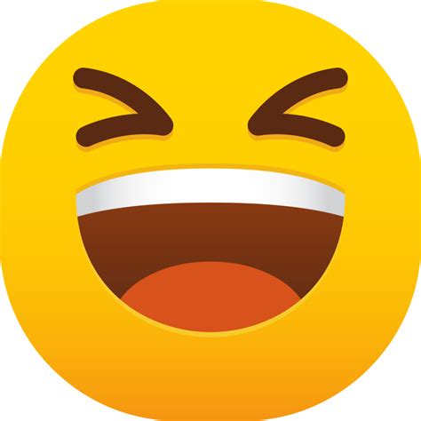 Grinning Squinting Face Emoticon 19782489 Png