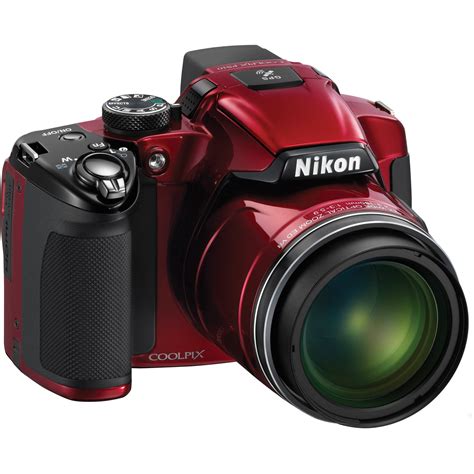 Nikon Coolpix P510 Digital Camera Red 26330 Bandh Photo Video