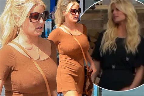 Jessica Simpson Goes Braless In Skintight Dress After ‘drunk Tv