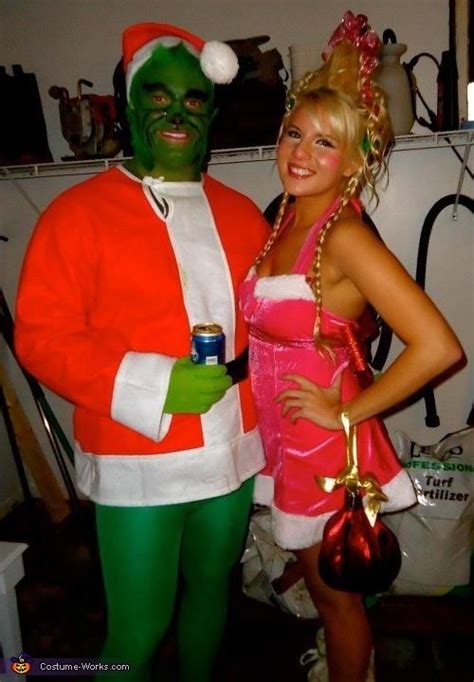 The Grinch And Cindy Lou Who Costume Diy Couples