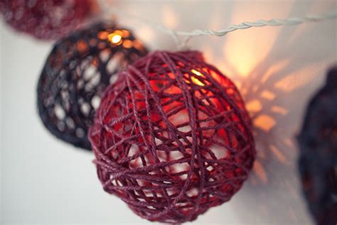 Diy Project How To Craft A Twine Ball Light Garland Csy