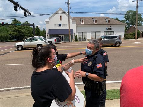 Germantown Police Intervene At Saddle Creek Protest Memphis Local