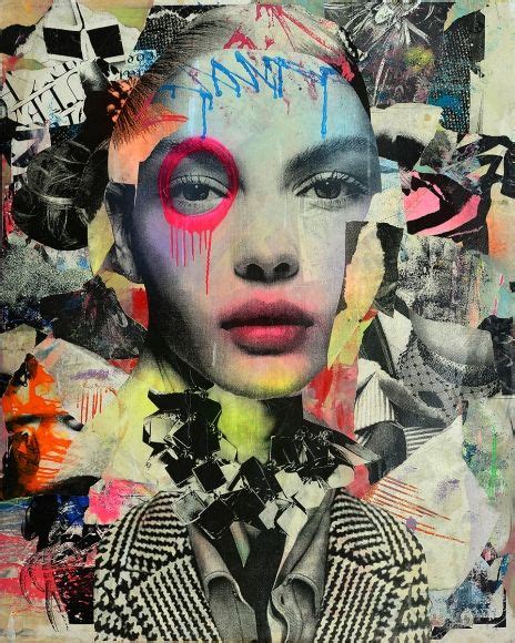 I Thought I Knew You By Dain Face Collage Collage Portrait Print