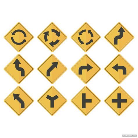 Traffic Sign Printables For Preschoolers
