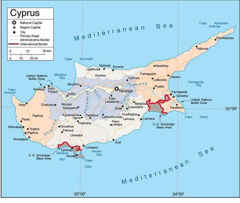 Map Of Cyprus Cyprus Map Cyprus Travel Guide And Cyprus Holidays
