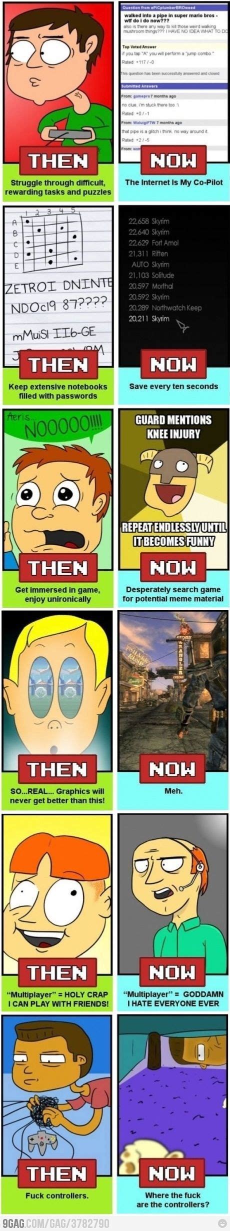 Then And Now Video Games Meme By MadR4t Memedroid