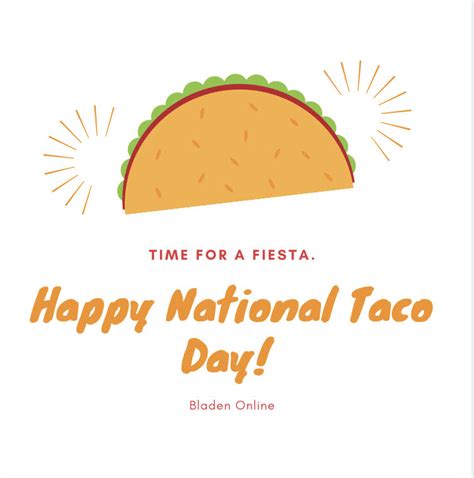Happy National Taco Day Bladenonline