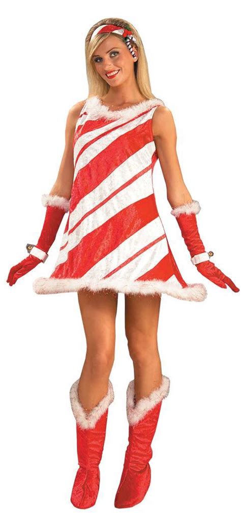 miss candy cane adult costume