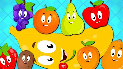 Ten Little Fruits Fruits Song Nursery Rhymes For Kids Baby Songs