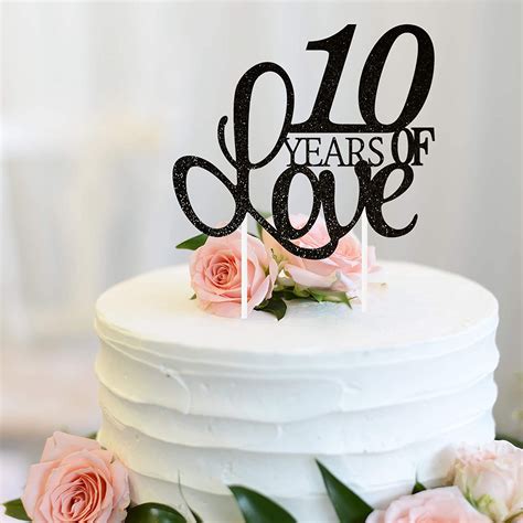 Cake starting from 649 rs. 10 Year Anniversary Cake Designs / Anniversary Cake Order ...