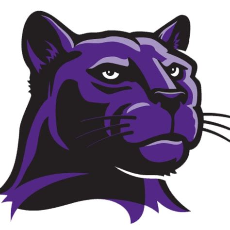 A Purple And Black Tigers Head With The Word Wildcats In Front Of It