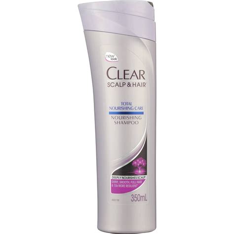 Clear Scalp And Hair Therapy Shampoo Nourishing Care 350ml Woolworths