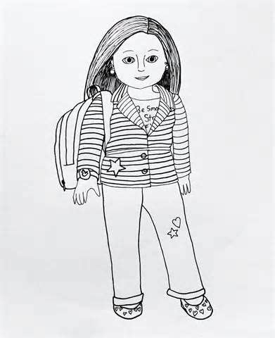 You can use our amazing online tool to color and edit the following american girl doll coloring pages free. My American Girl coloring pages