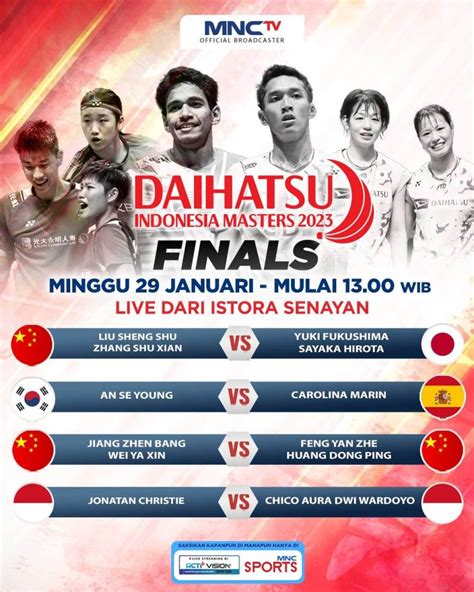 Live Di MNCTV Saksikan All Indonesian Final Daihatsu Indonesia Masters