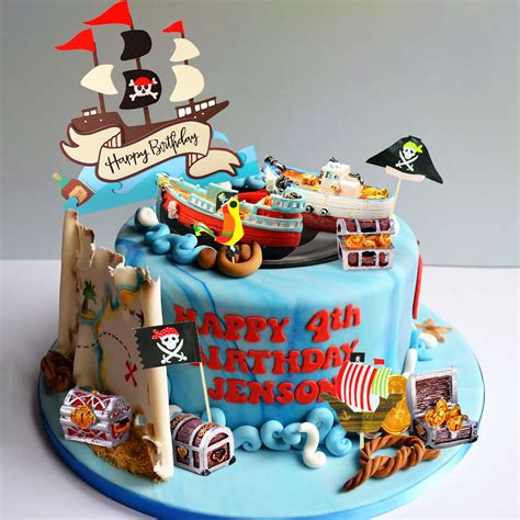 Fondant Pirate Cake Topper Pirate Topper Pirate Cake Pirate