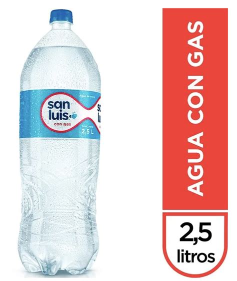 Agua San Luis Con Gas 25lt Social Drinks