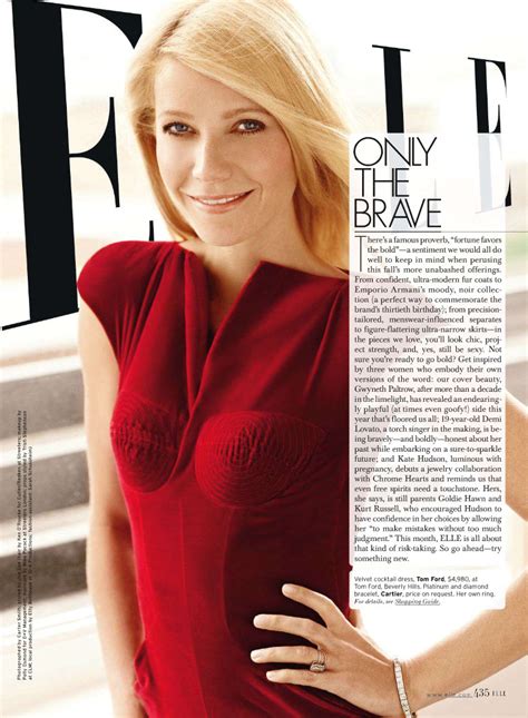 Gwyneth Paltrow By Carter Smith For Elle US September Fashion Gone Rogue