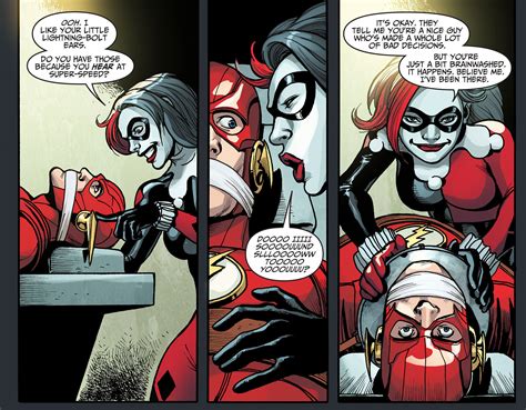 Harley Quinn Tortures The Flash Comicnewbies