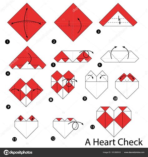 Steps To Make Origami Heart Bmp Flatulence