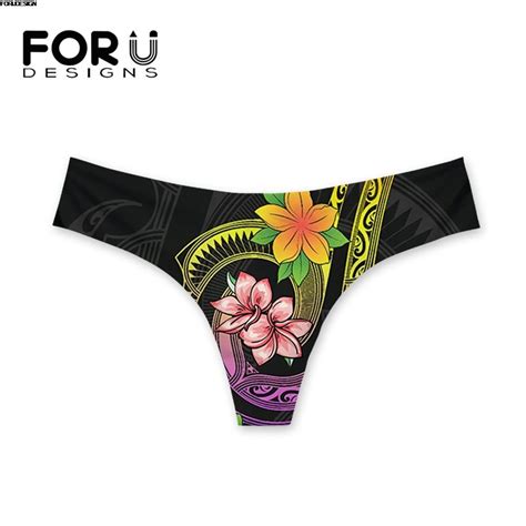 Forudesigns Womens Sexy Underwears Polynesian Personalised Tapestry