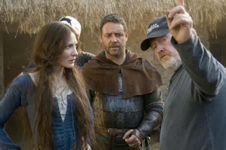 Cate Blanchett, Russell Crowe and Ridley Scott on the ...