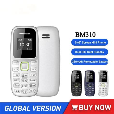 Bm310 Mini Keypad Mobile Phone Original With Bluetooth Dual Sim Basic