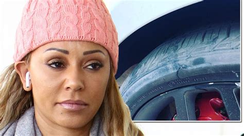 Mel B Claims Car Tyres Were Slashed And Insists She Knows Who Did It Mirror Online