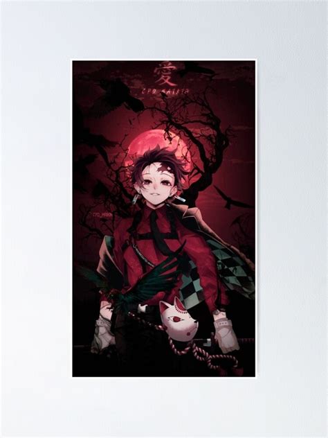 Póster Tanjiro Kamado Demon Slayer Hermana Nezuko Kamado Anime