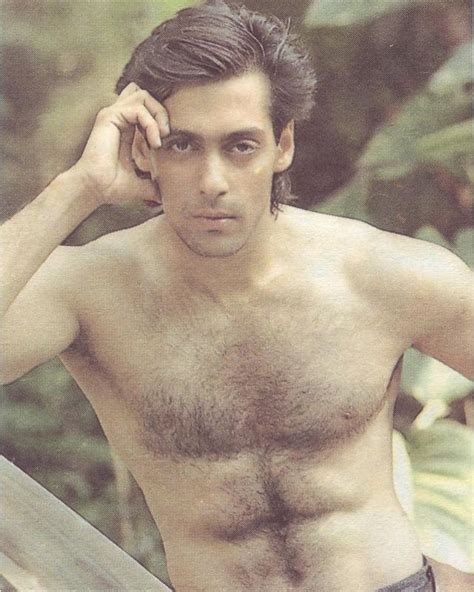 Shirtless Bollywood Men Tbt Throwback Thursday Salman Khans Unwaxed Hot Chest In The 90s