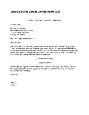 That's not what a bank authorization letter is for. sample letter to open bank account for employee - Fill Out Online, Download Printable Templates ...