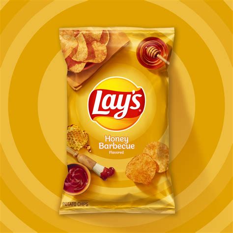 Lays Honey Bbq Flavored Potato Chips