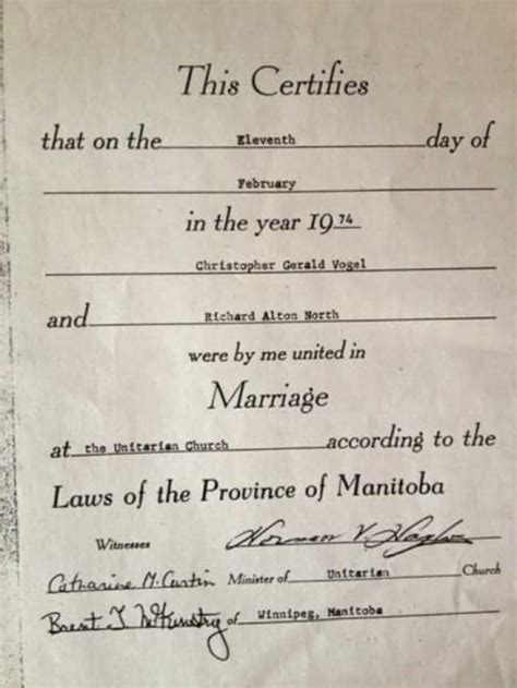Manitoba Gay Couple Lose Fight To Have 1974 Marriage Validated Cbc News