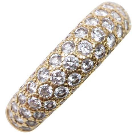 Diamond Gold Lace Design Band Ring At 1stdibs Lace Gold Ring Lace