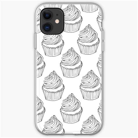 Cupcake Colouring In Page IPhone Case Cover By RebeccaOsborne