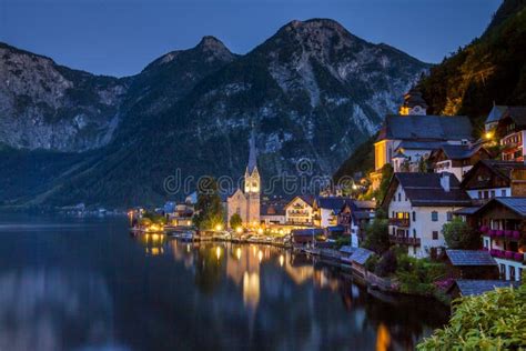 Beautiful Shot Of The Bad Goisern Town In Austria Near The Lake At