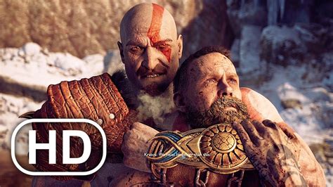 God Of War Beardless Kratos Vs Baldur Final Boss Fight Gameplay 4k