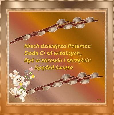 Radosnej i słonecznej Niedzieli Palmowej - Życzenia na GifyAgusi.pl