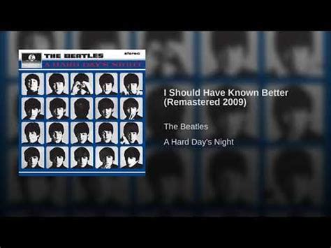 Вечер трудного дня / a hard day's night). I Should Have Known Better (Remastered 2009) - YouTube ...