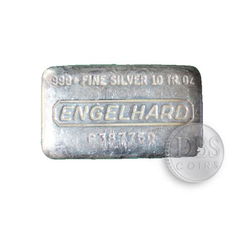 Buy Engelhard 10 Oz Silver Bars Dbs Coins